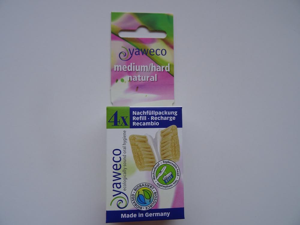 Nachfüllpack Ersatzköpfchen Natur medium/hart 4 St 4 Stk