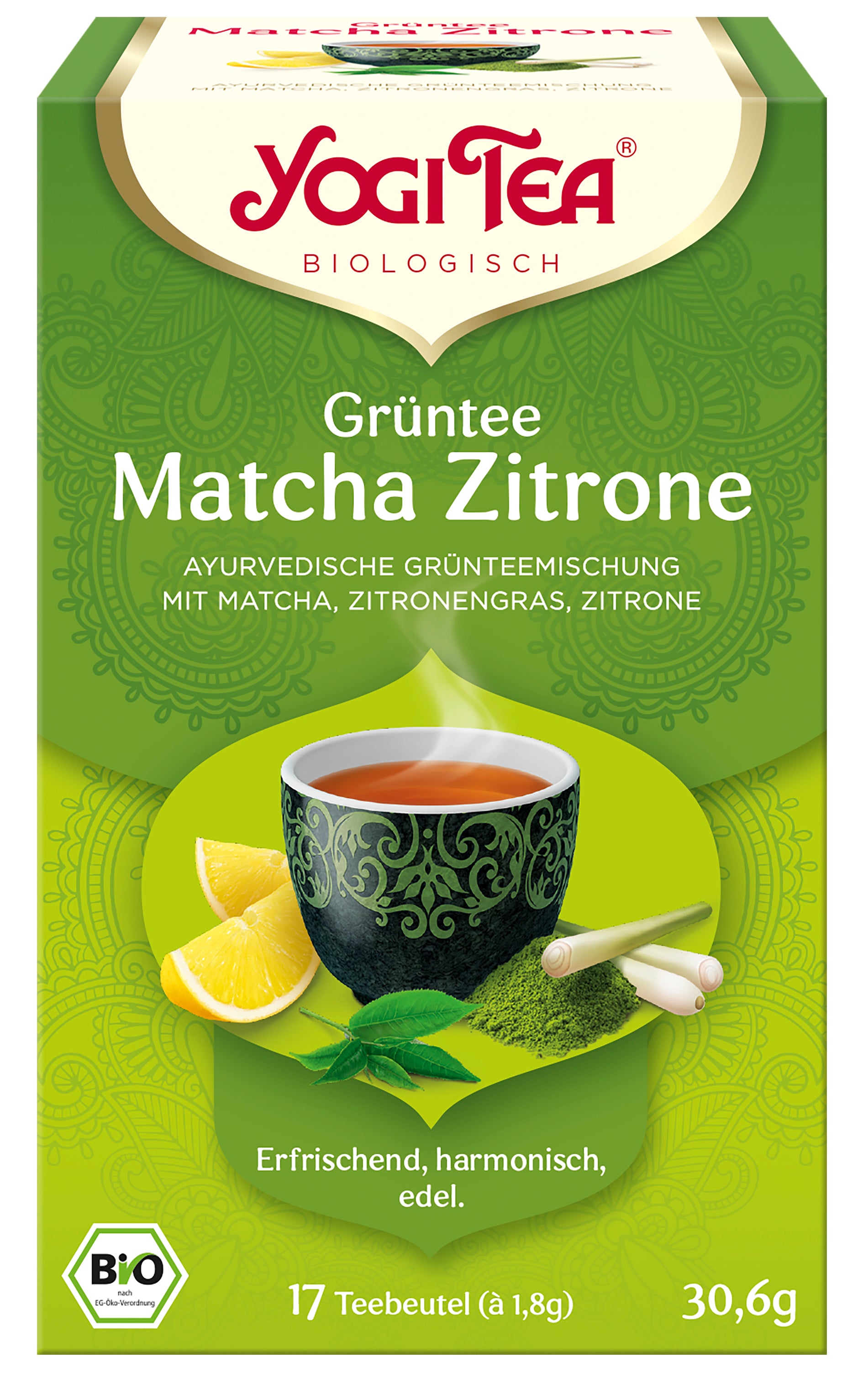 Grüntee Matcha Zitrone 17 Stk