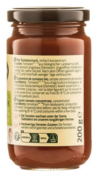 Tomatenmark einfach konzentriert demeter Glas 200 g