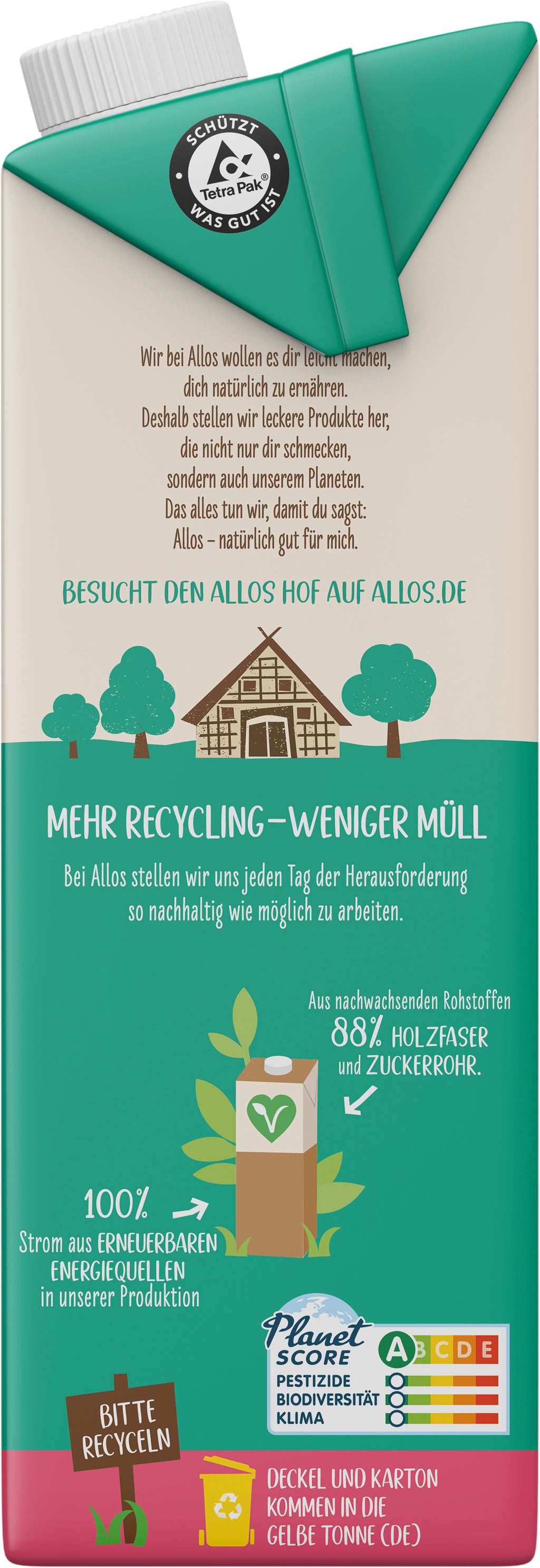 Reis Haselnuss Drink 1 l