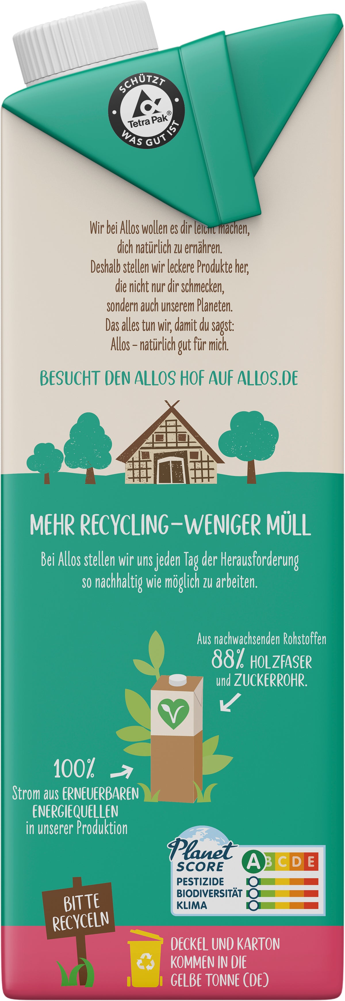 Reis Haselnuss Drink 1 l