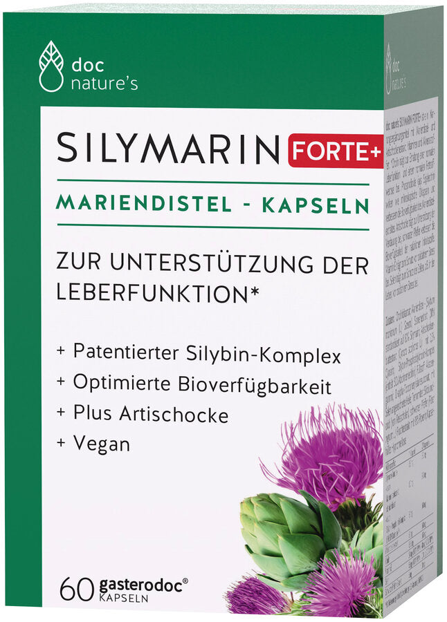 gasterodoc SILYMARIN FORTE+ Mariendistel-Kapseln 60 Stk