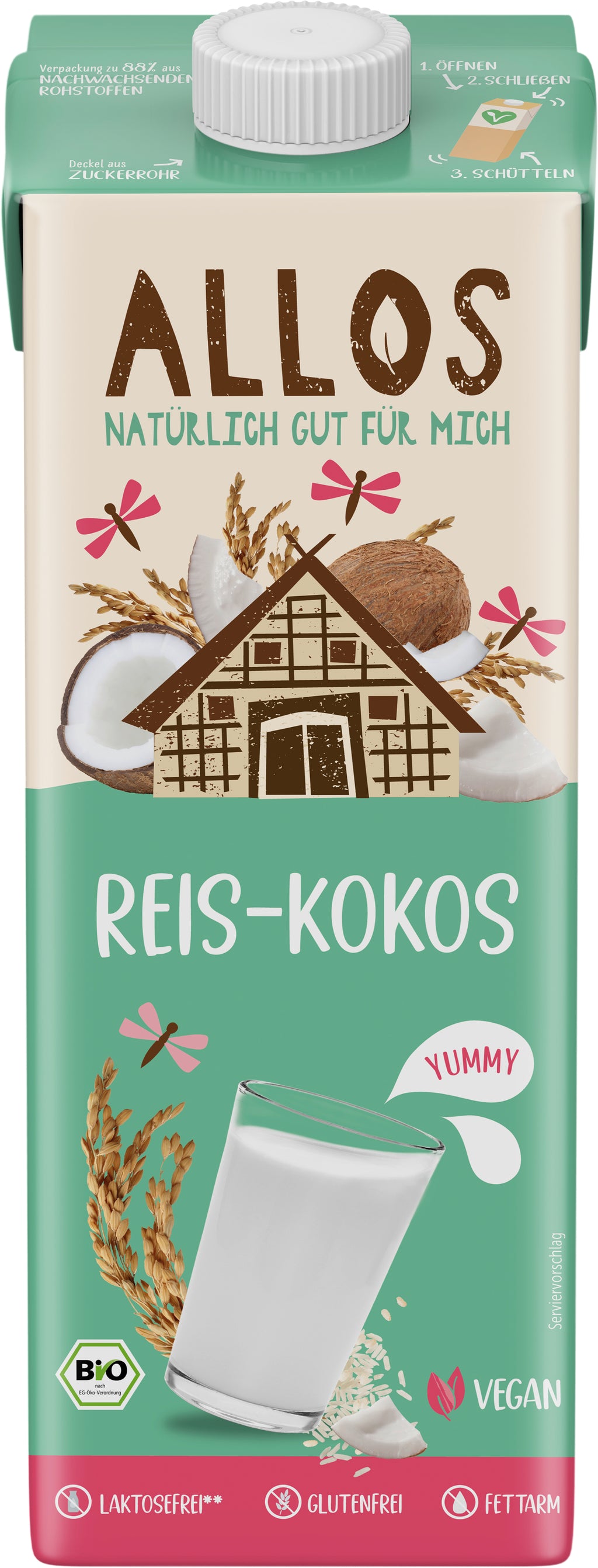 Reis-Kokos Drink ungesüßt 1 l