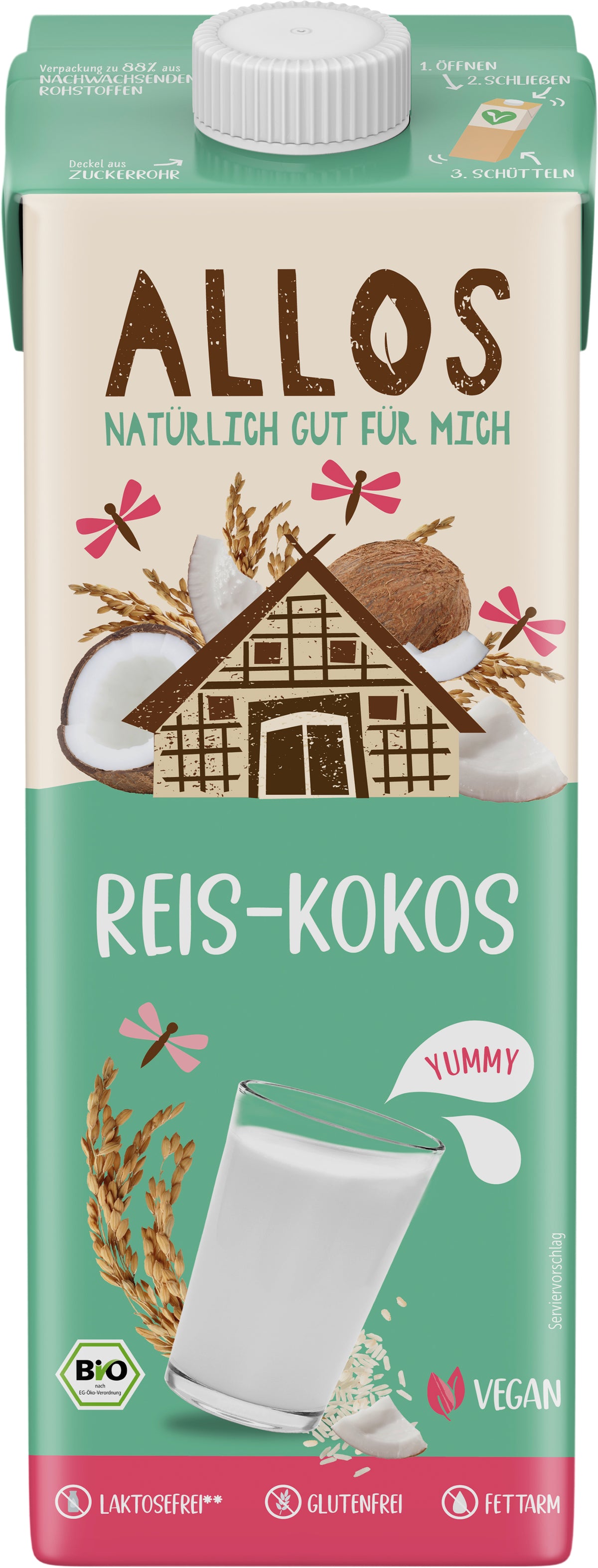 Reis-Kokos Drink ungesüßt 1 l