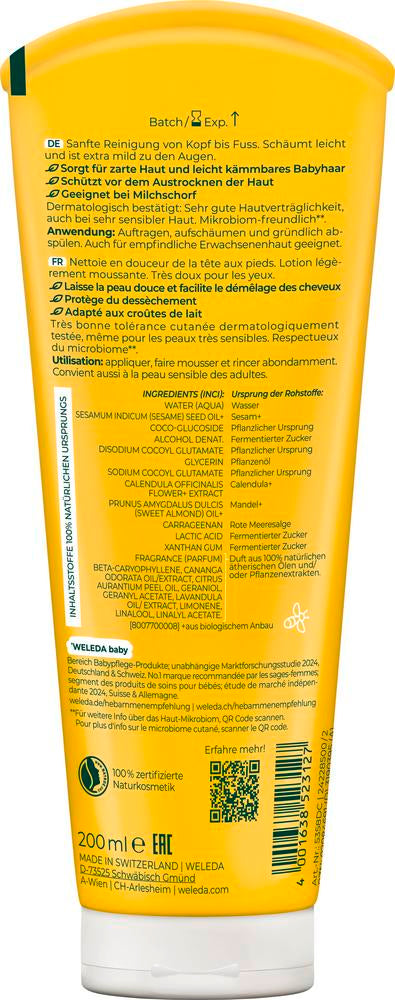 Calendula Waschlotion+Shampoo 200 ml
