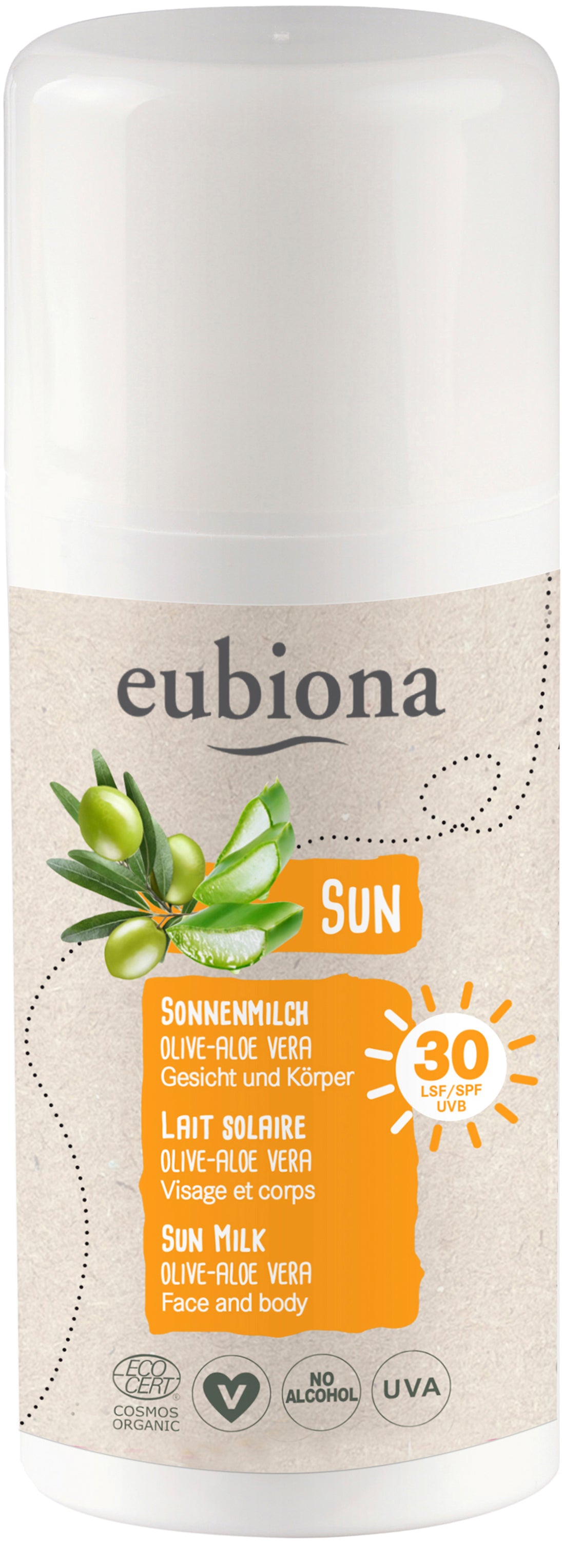 Sonnenmilch LSF30 Olive - Aloe Vera 100 ml