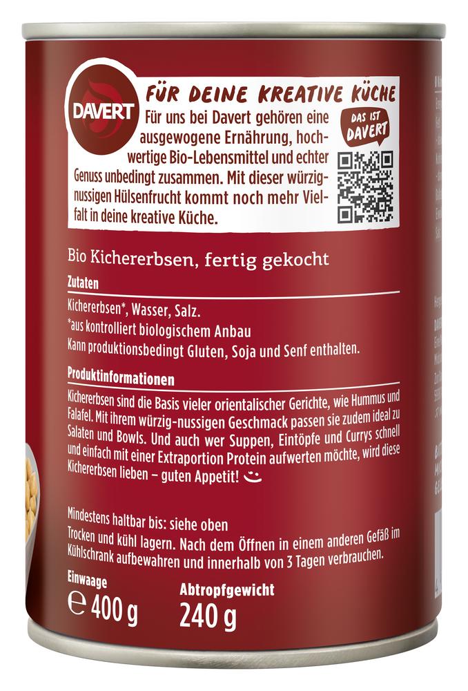 Kichererbsen Konserve 400 g