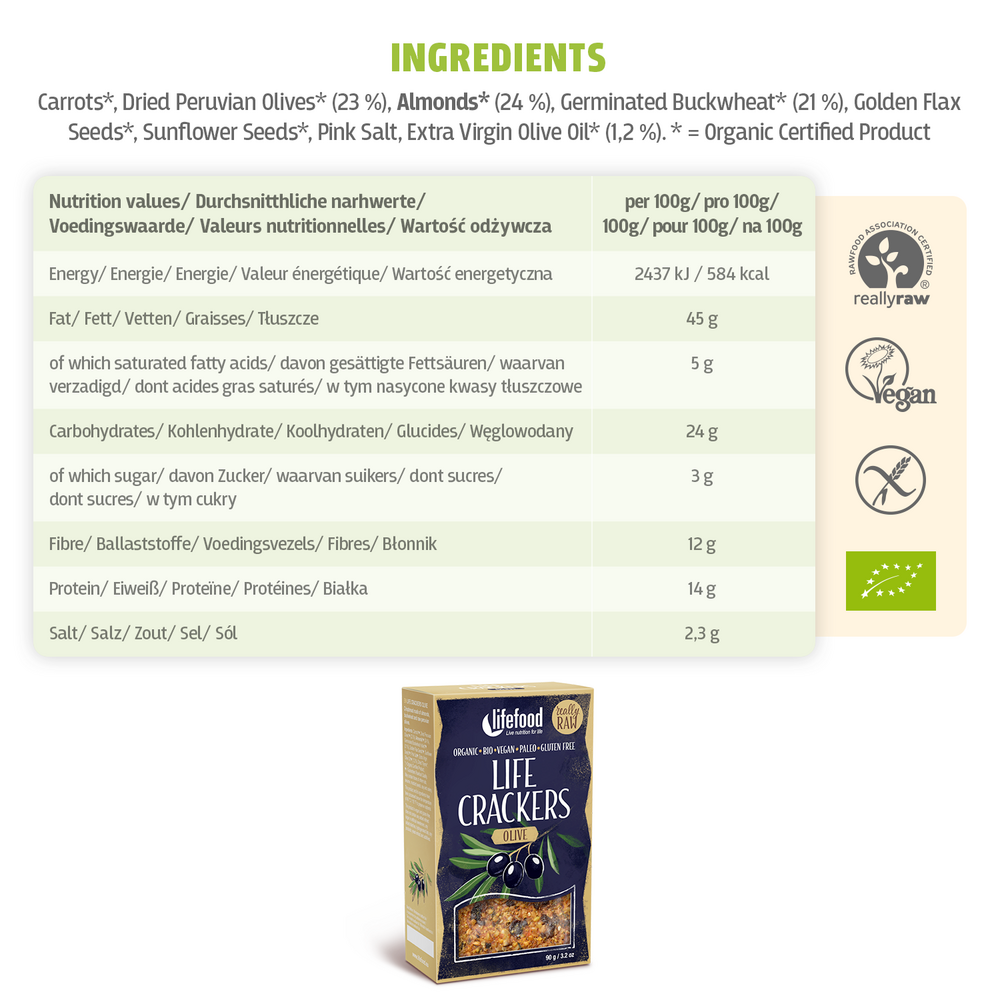 Crackers Olive 90 g