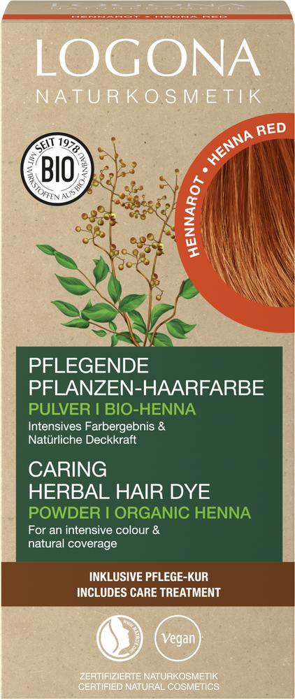 Pflegende Pflanzen-Haarfarbe Pulver 04 Hennarot 100 g