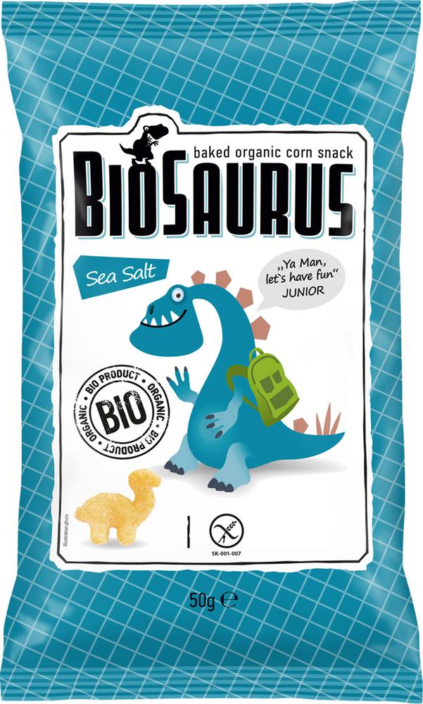 Biosaurus Sea Salt - Junior Maissnacks 50 g