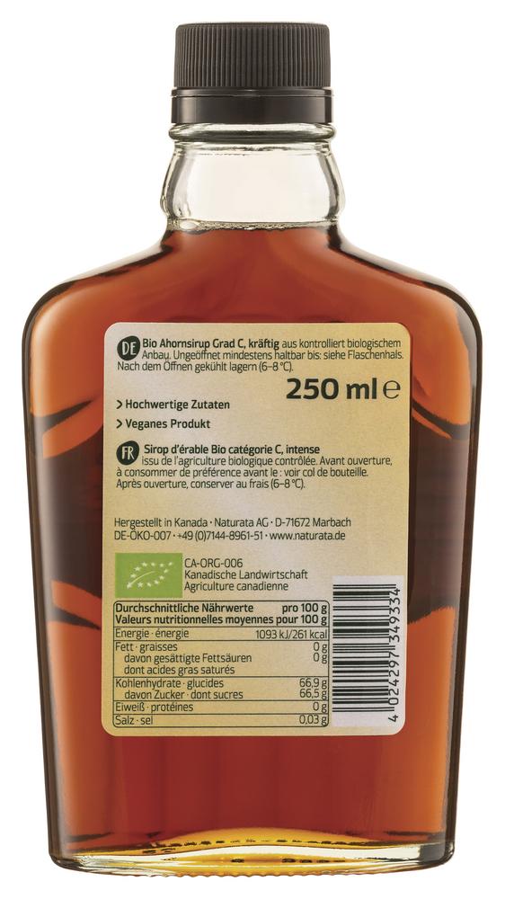Ahornsirup Grad C 250 ml