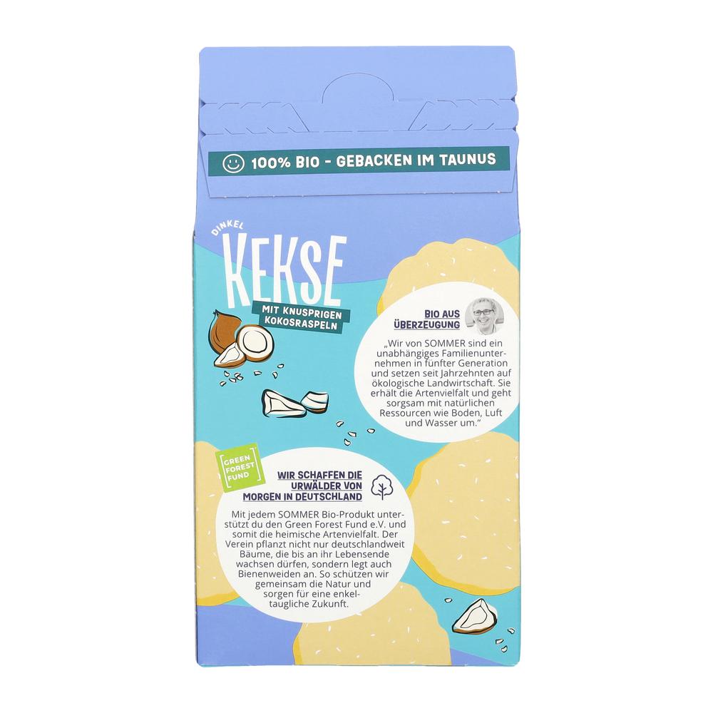 Dinkel  Kokos-Kekse 150 g