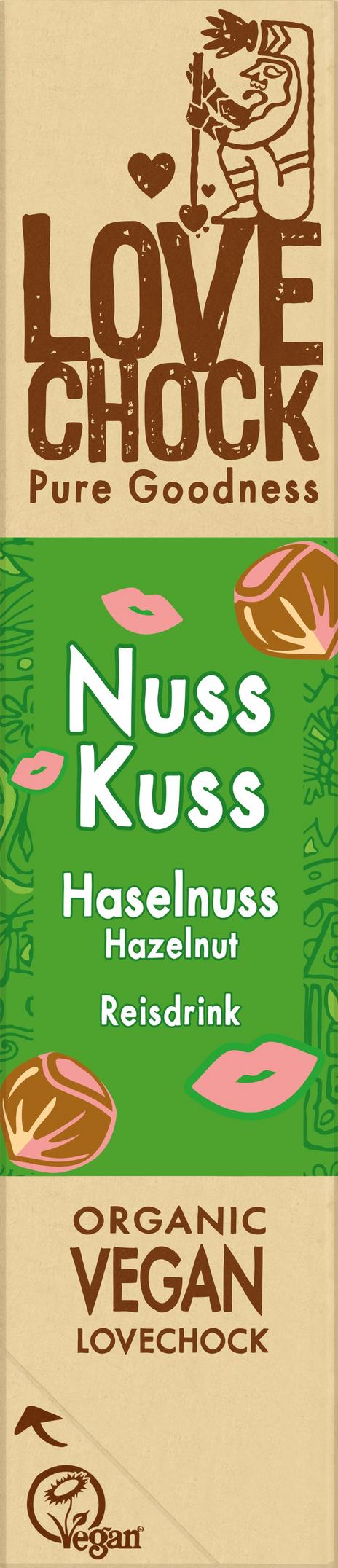 Lovechock Nuss Kuss Haselnuss & Reisdrink 40 g