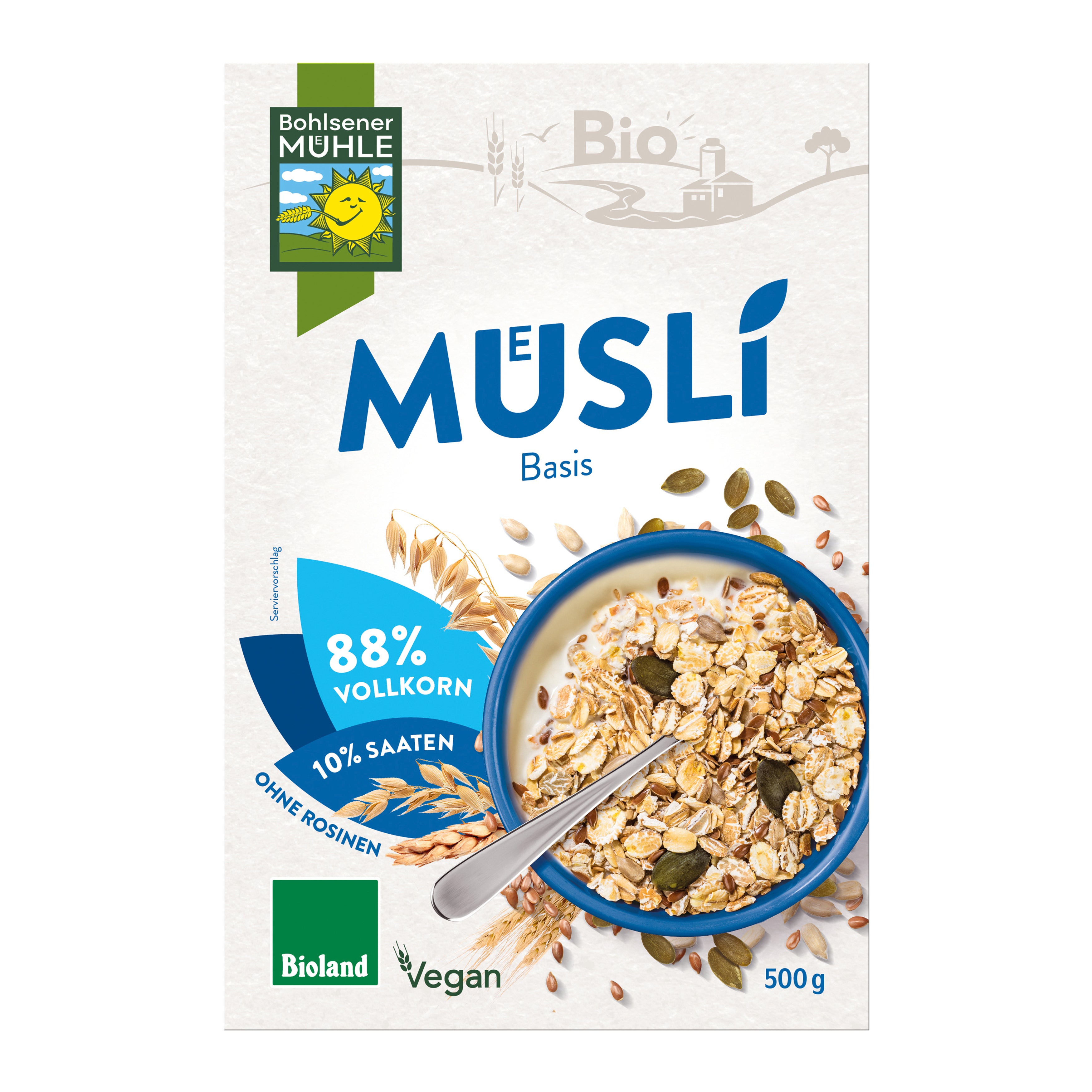 Basis Müsli mit 10% Saaten 500 g