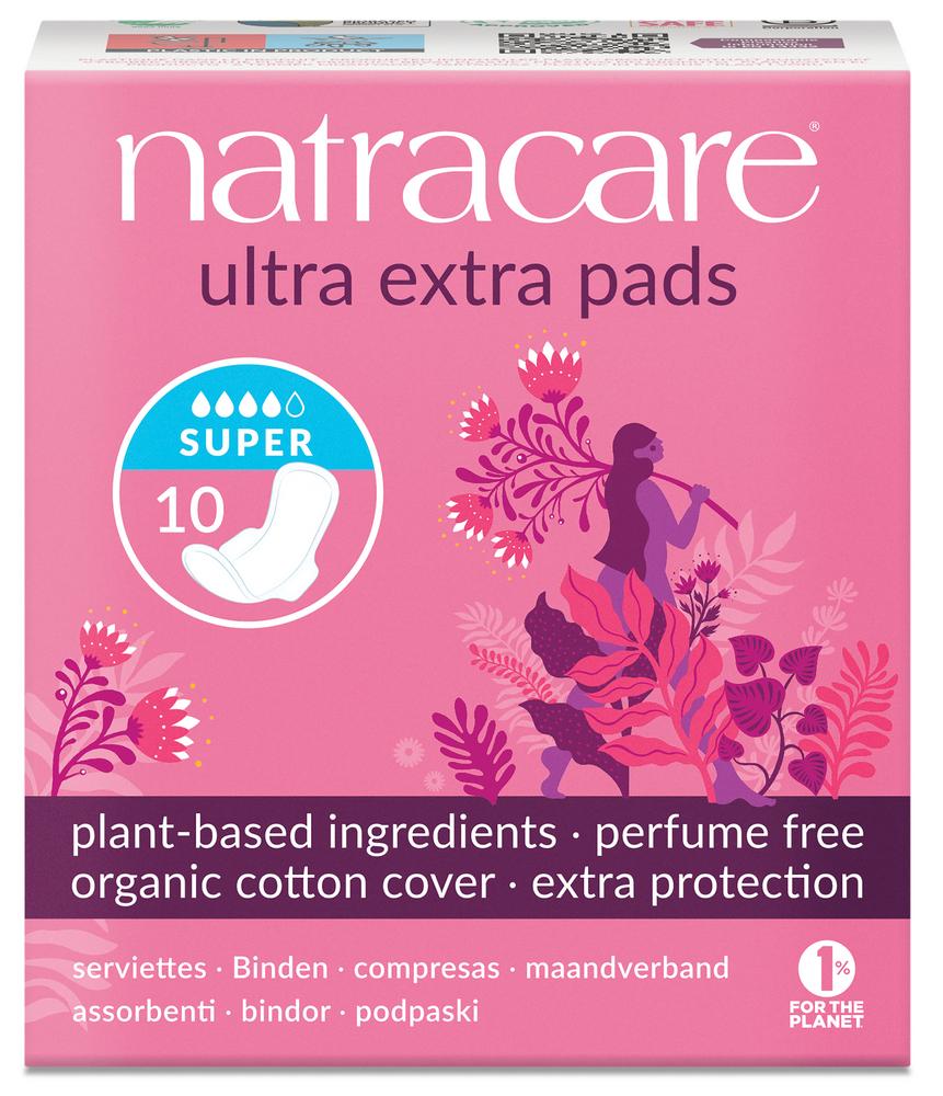 Damenbinden ultra extra pads super mit Flügeln 10 Stk