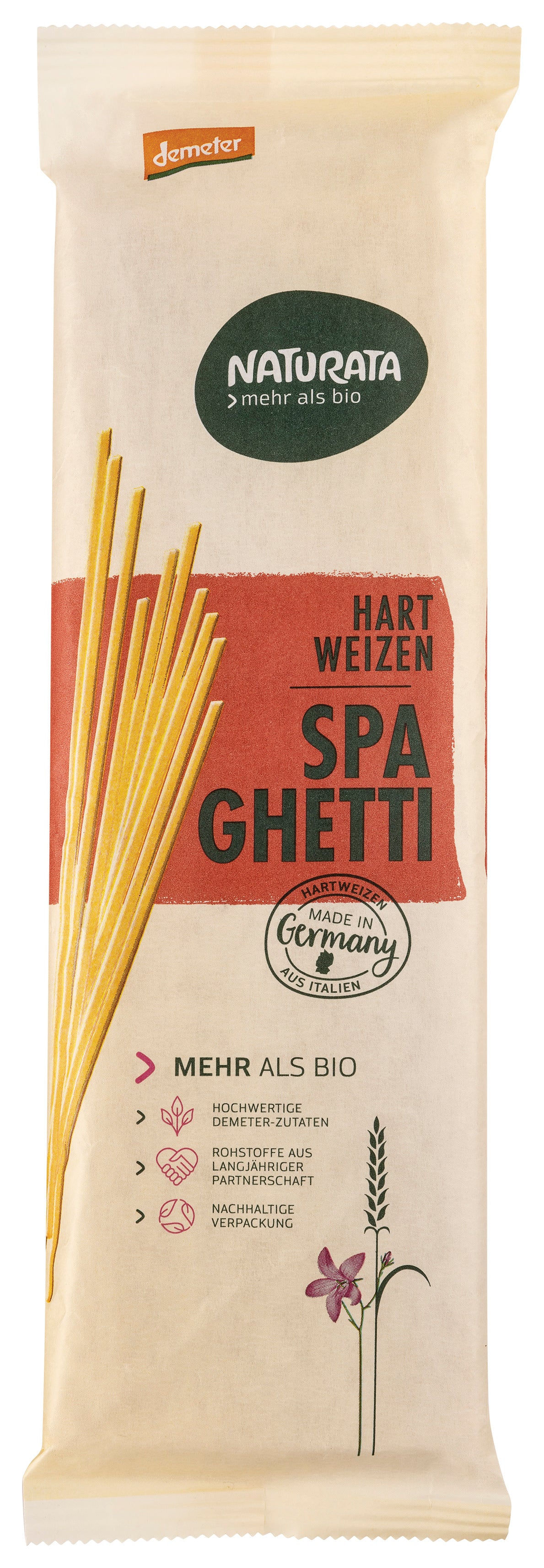 Spaghetti Hartweizen demeter 500 g
