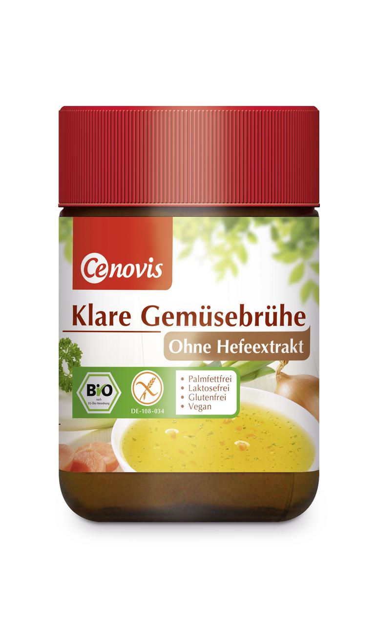 Klare Gemüsebrühe ohne Hefe Glas 140 g
