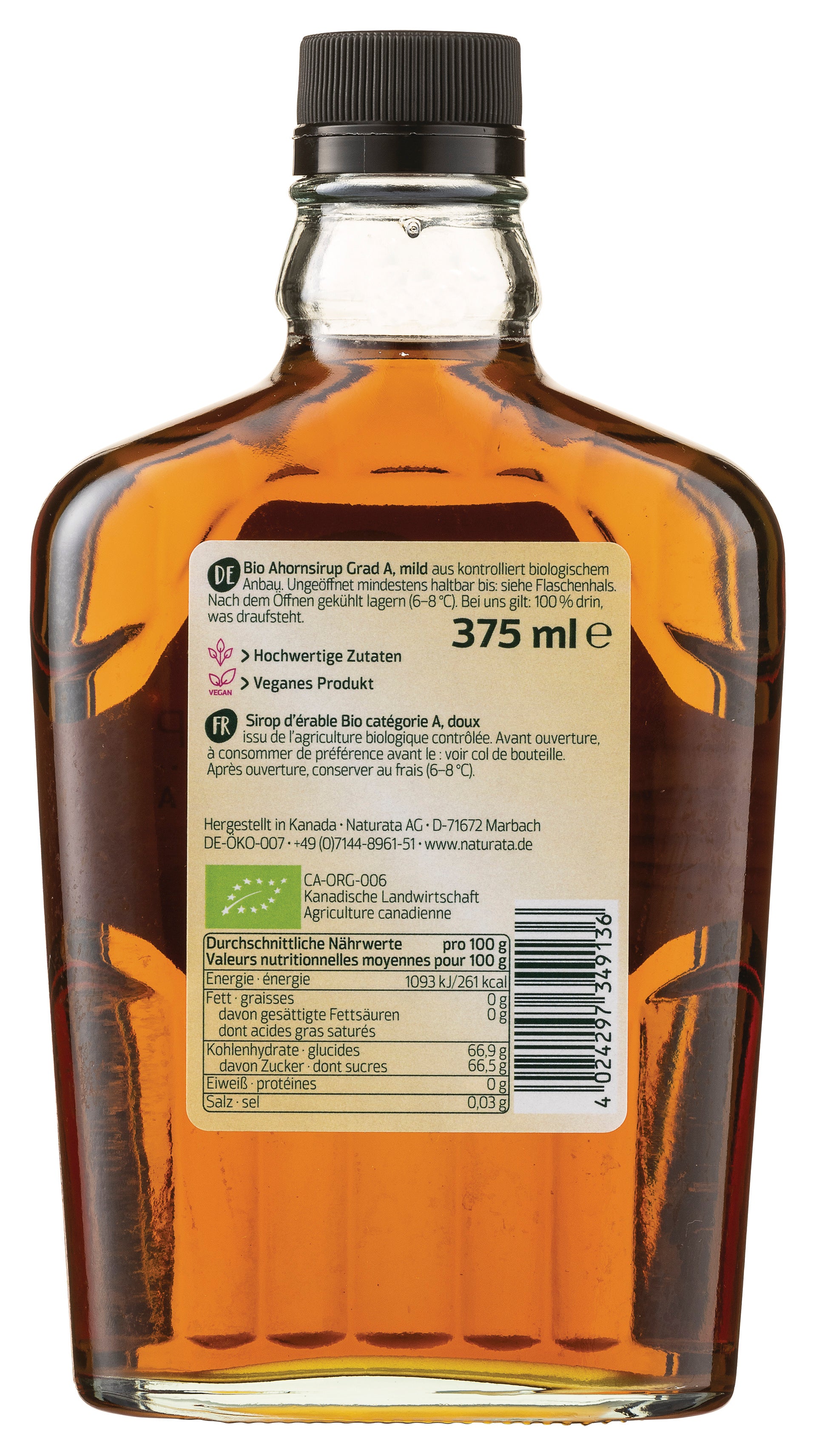 Ahornsirup Grad A 375 ml
