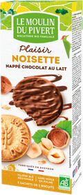 Mürbegebäck Haselnuss VM-Schokolade 130 g