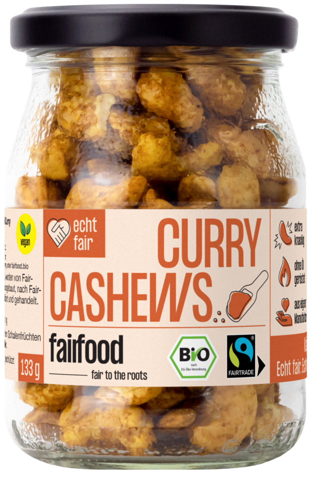 Cashewkerne Käpt'n Curry Curry & Salz Ofengeröstet 133 g