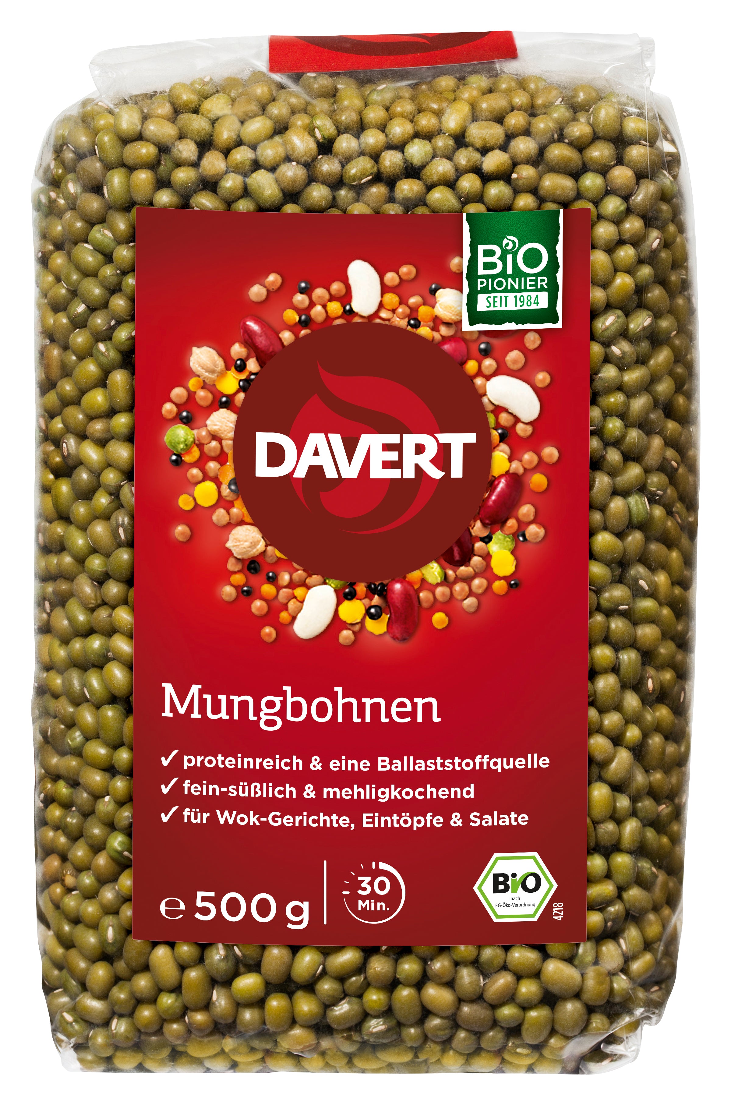 Mungbohnen Fair Trade IBD 500 g