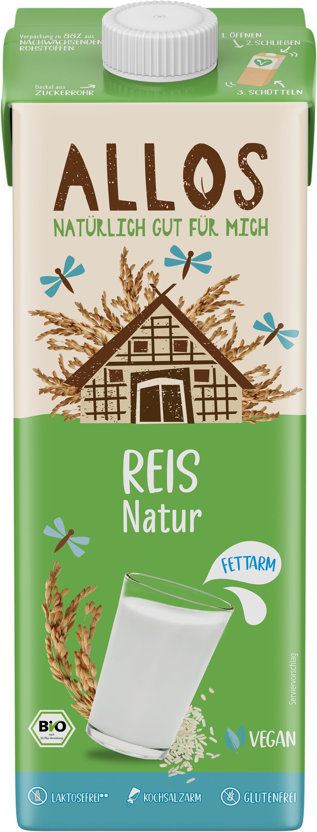 Reis Drink naturell 1 l