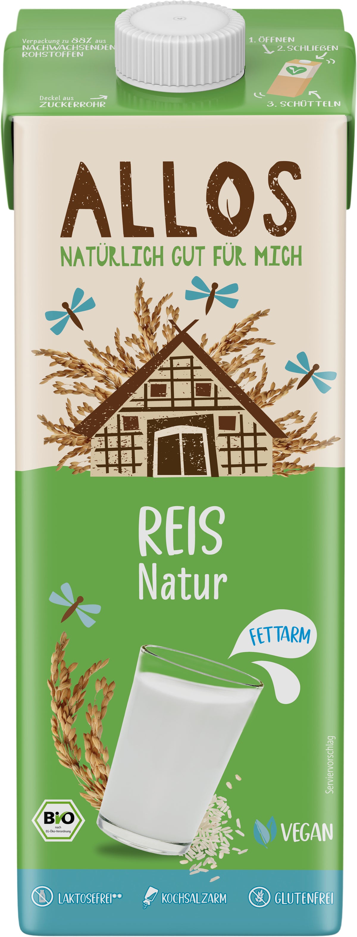 Reis Drink naturell 1 l