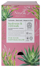 Feuchtigkeitsspendende Tuchmaske hydrate & refresh 1 Stk