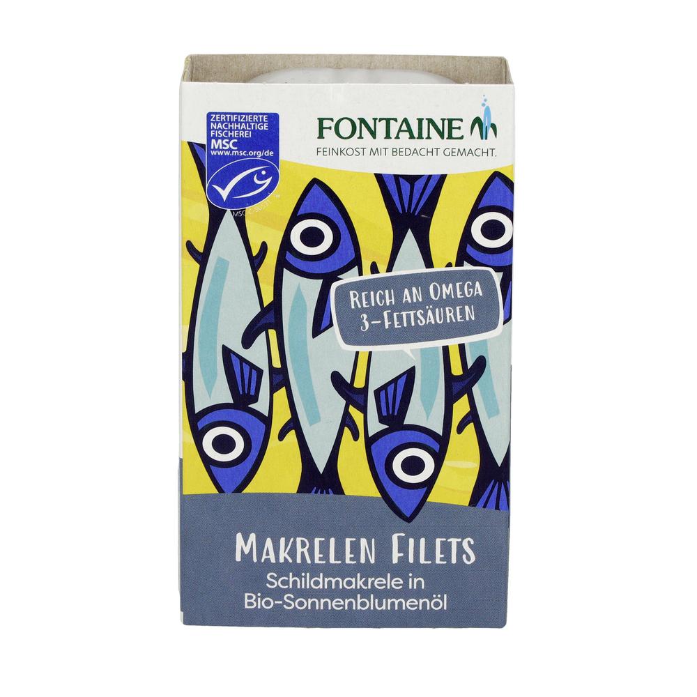 Makrelenfilets in Sonnenblumeöl 120 g