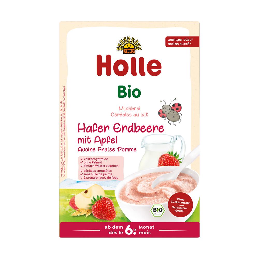 Milchbrei Hafer Erdbeere mit Apfel ab 6.Monat 250 g