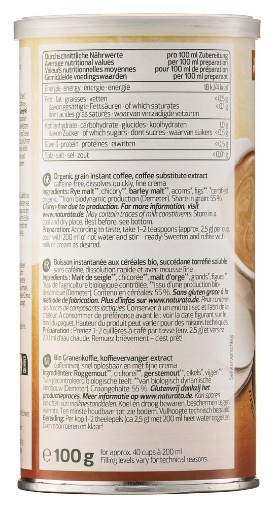 Getreidekaffee Instant demeter 100 g
