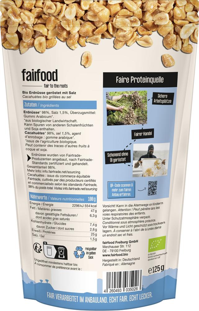 Erdnüsse geröstet & gesalzen 125 g