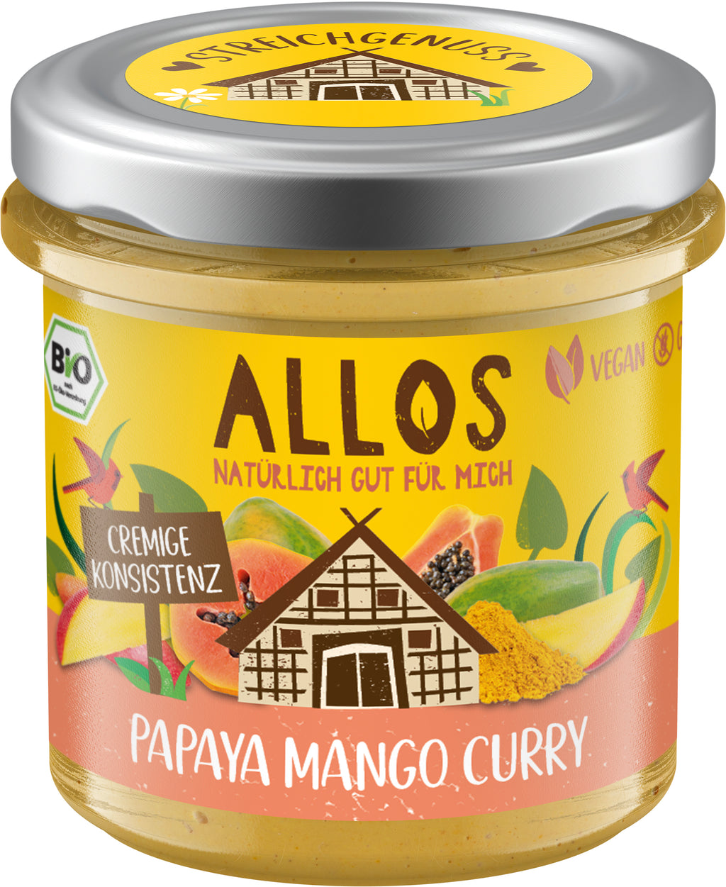 Streichgenuss Papaya Mango Curry 140 g