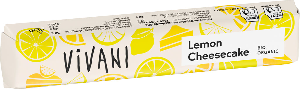 Lemon Cheesecake Riegel 40 g
