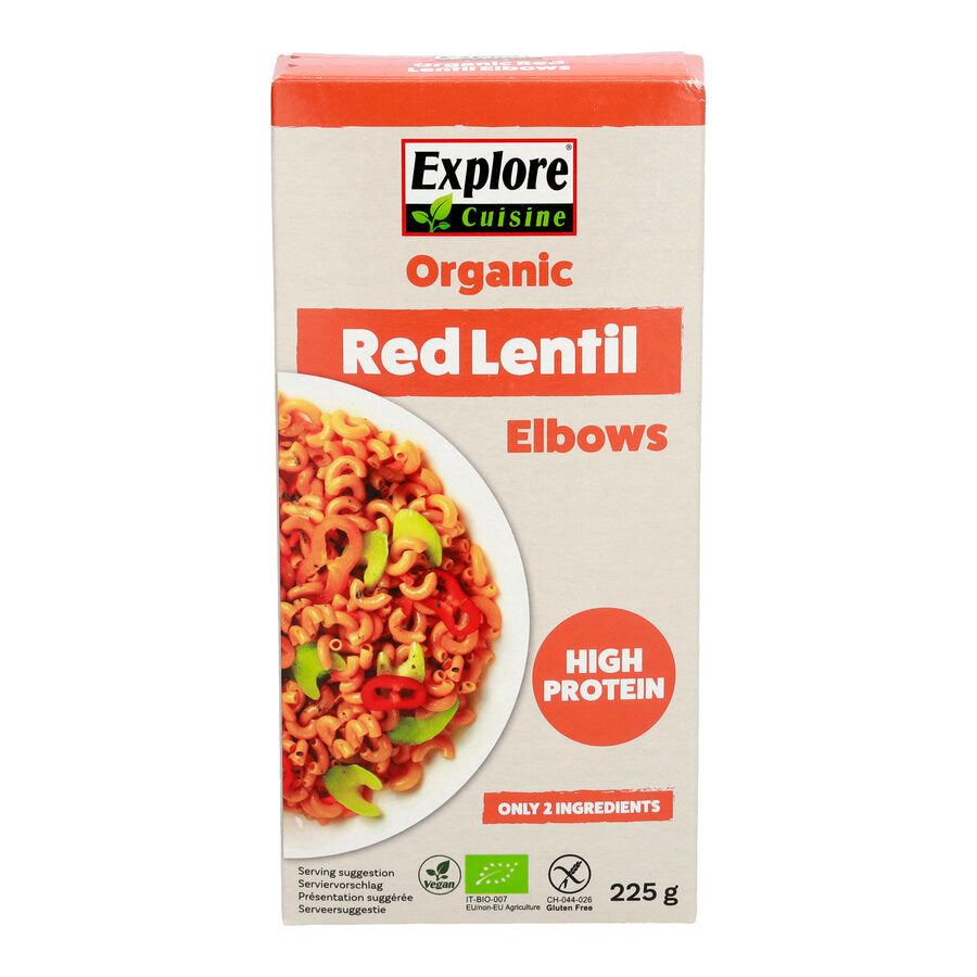 Elbows Hörnchennudeln aus roten Linsen 225 g