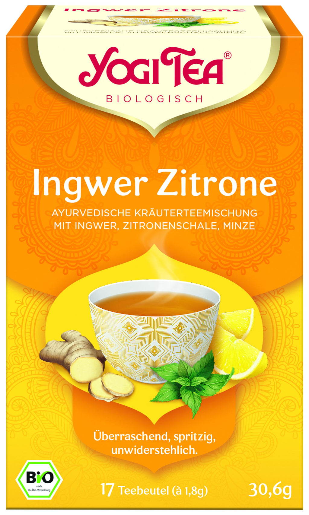 Ingwer-Zitrone Tee 17 Stk