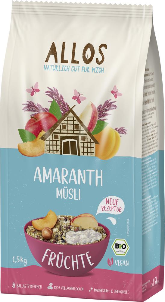 Amaranth Früchte Müsli 1,5 kg
