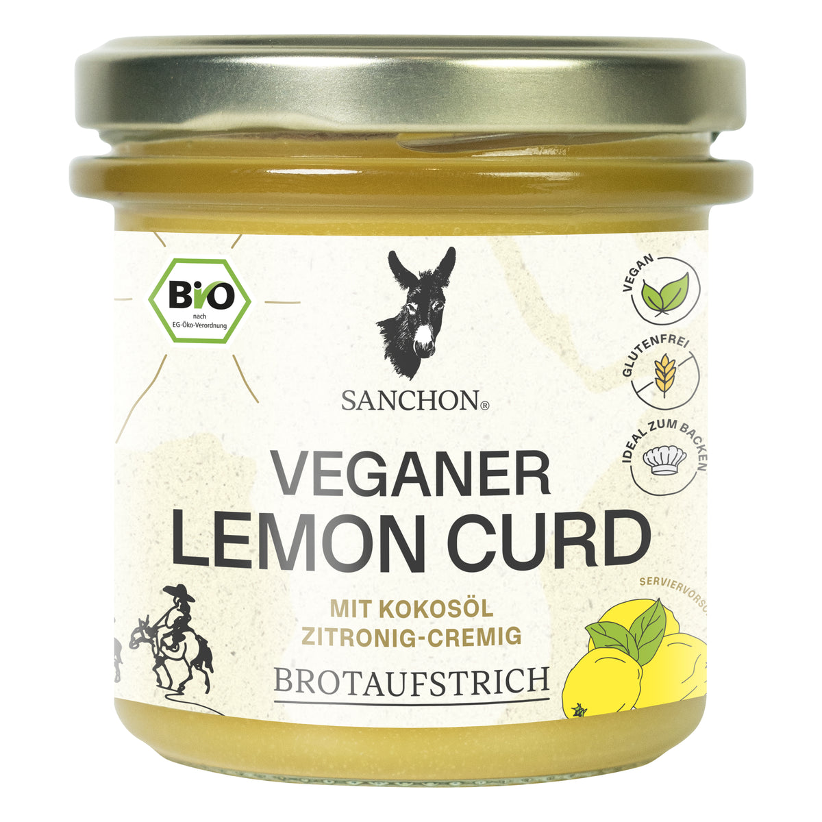 Veganer Lemon Curd Fruchtaufstrich 160 g