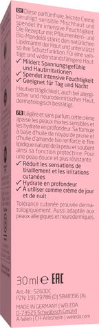 Sensitiv Feuchtigkeitscreme leicht Mandel 30 ml