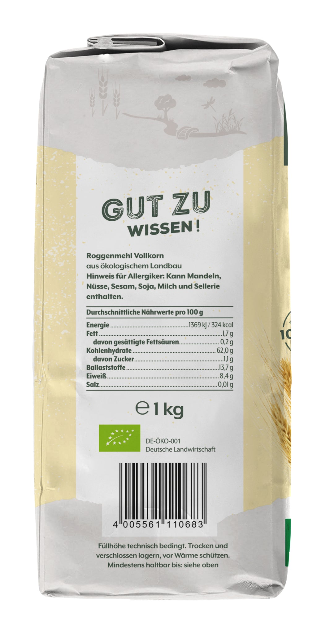 Roggen-VK-Mehl 1 kg