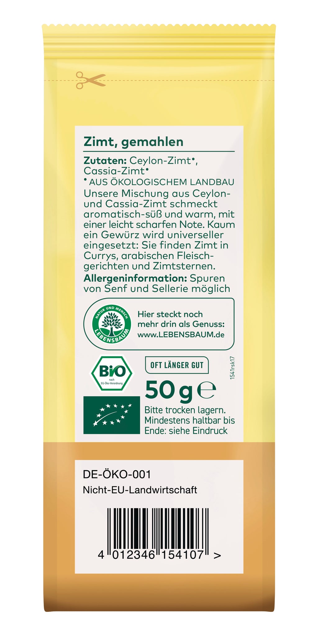 Zimt  gemahlen 50 g