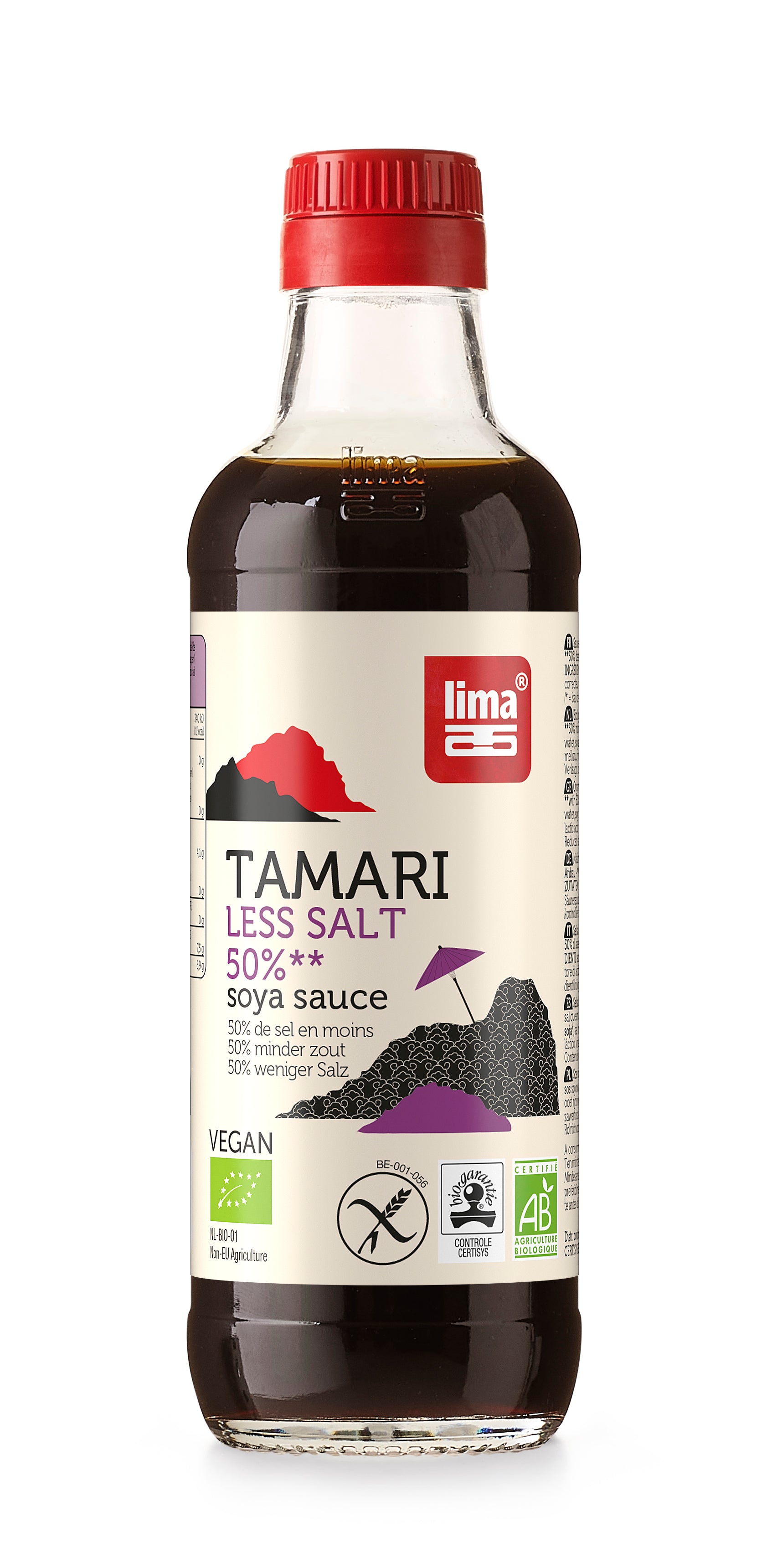 Tamari 50% weniger Salz 250 ml