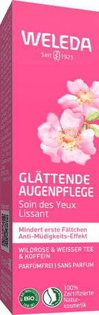Glättende Augenpflege Wildrose & Weisser Tee 12 ml