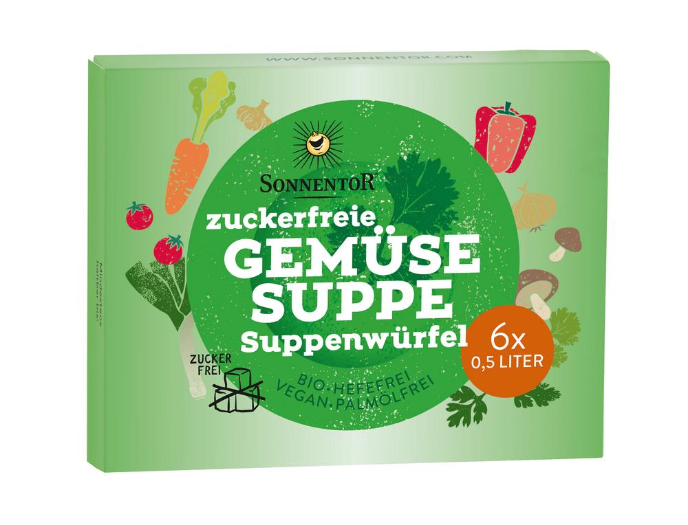 Gemüsesuppe zuckerfrei Würfel 66 g