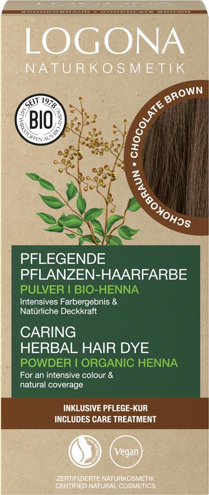Pflegende Pflanzen-Haarfarbe Pulver 09 Schokobraun 100 g