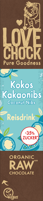 Lovechock MILD Kokos-Kakaonibs 40 g