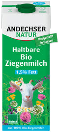 Haltbare Ziegenmilch 1,5% 1 l