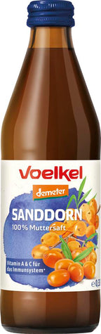 Sanddorn 100% Muttersaft demeter 330 ml