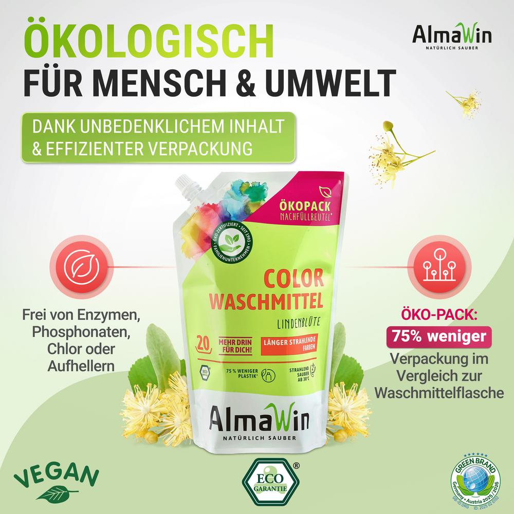 COLOR Flüssigwaschmittel ÖkoPack 1,5 l