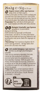 Espresso Sticks Bohnenkaffee instant 25x2 g